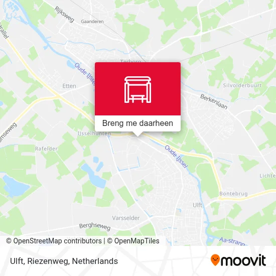 Ulft, Riezenweg kaart