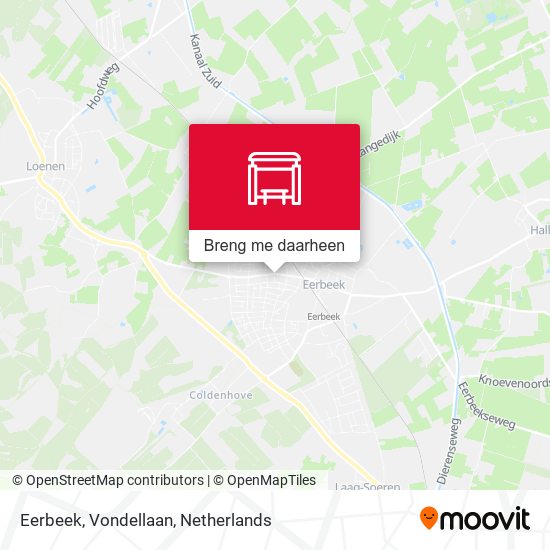 Eerbeek, Vondellaan kaart