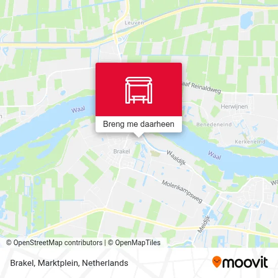 Brakel, Marktplein kaart