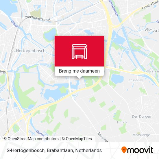 'S-Hertogenbosch, Brabantlaan kaart