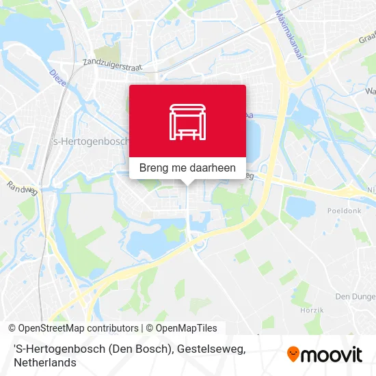 'S-Hertogenbosch (Den Bosch), Gestelseweg kaart