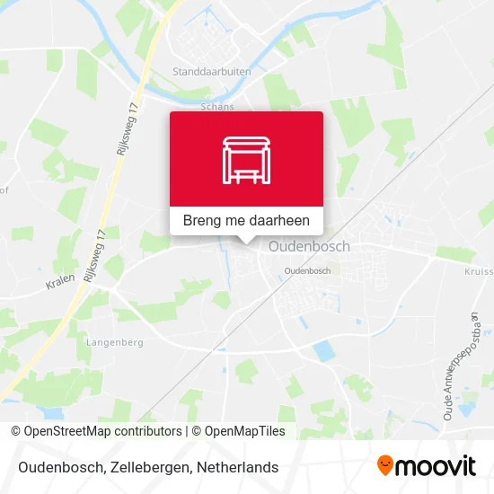 Oudenbosch, Zellebergen kaart