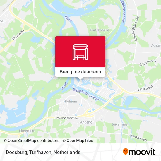 Doesburg, Turfhaven kaart