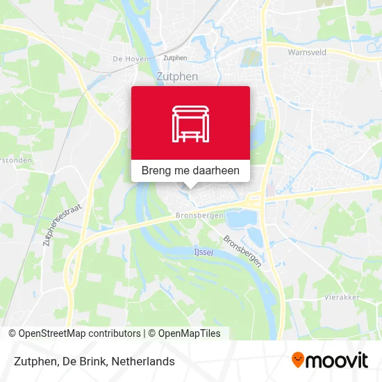 Zutphen, De Brink kaart