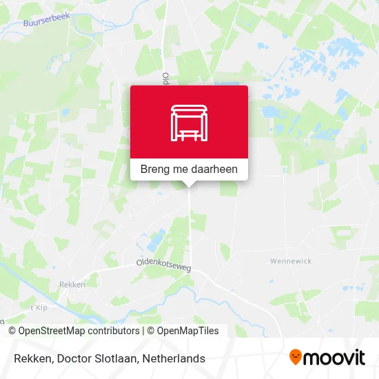 Rekken, Doctor Slotlaan kaart