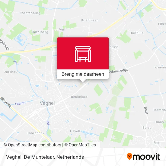 Veghel, De Muntelaar kaart