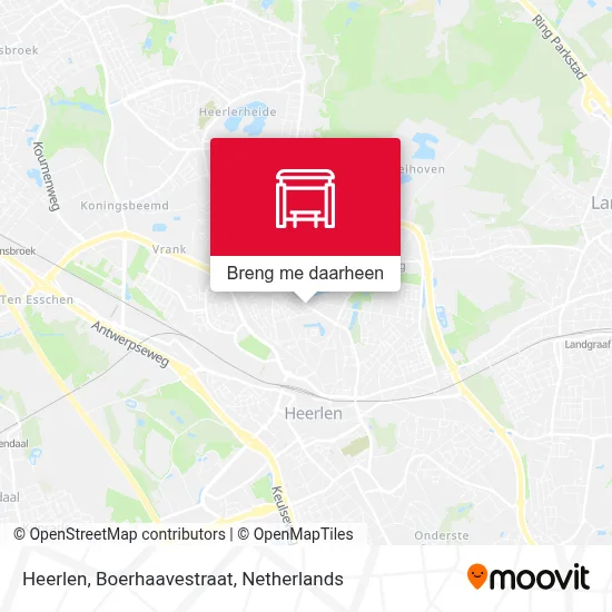 Heerlen, Boerhaavestraat kaart