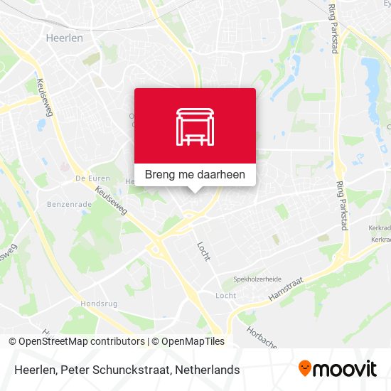 Heerlen, Peter Schunckstraat kaart