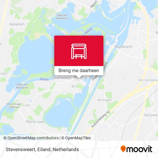 Stevensweert, Eiland kaart