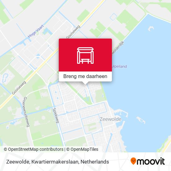 Zeewolde, Kwartiermakerslaan kaart