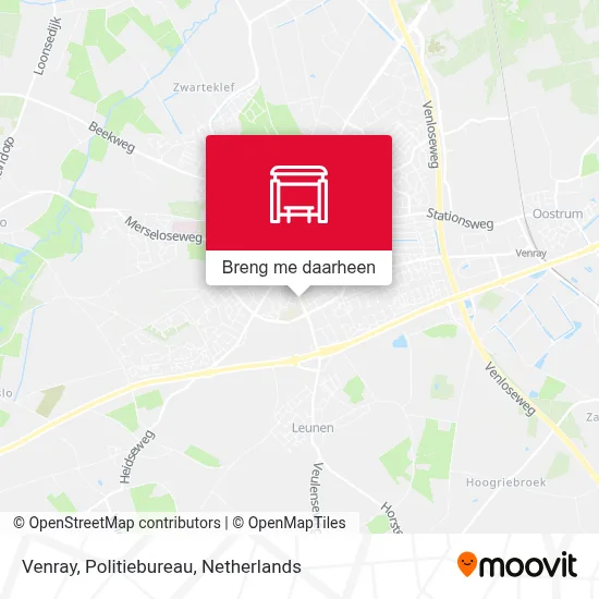 Venray, Politiebureau kaart