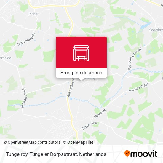 Tungelroy, Tungeler Dorpsstraat kaart