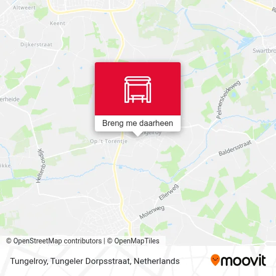 Tungelroy, Tungeler Dorpsstraat kaart