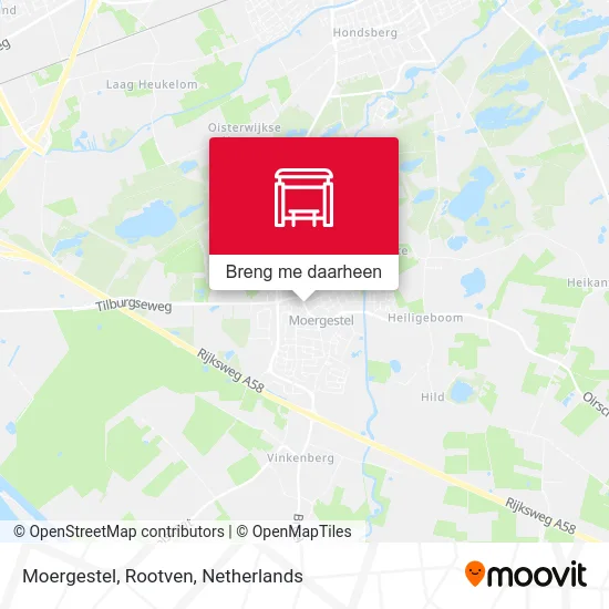 Moergestel, Rootven kaart