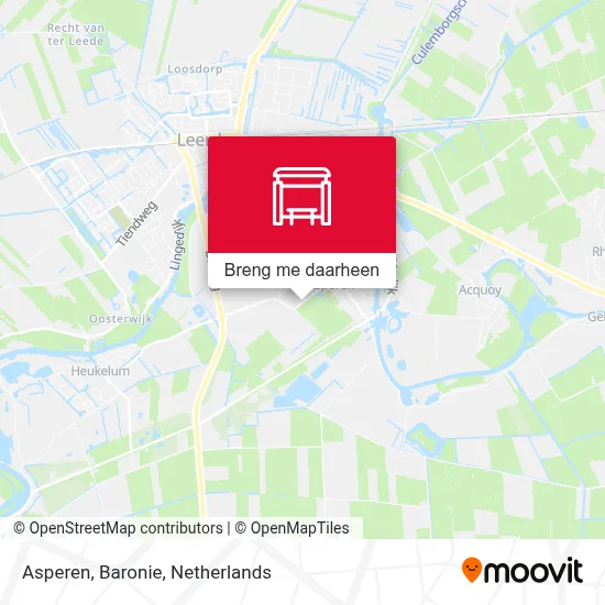 Asperen, Baronie kaart