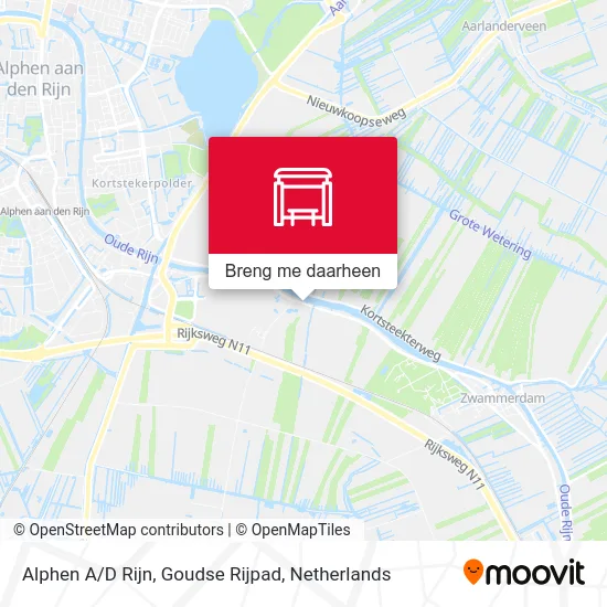 Alphen A/D Rijn, Goudse Rijpad kaart