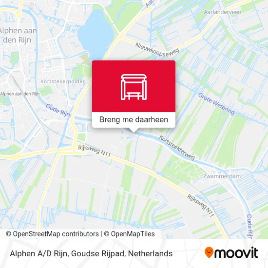 Alphen A/D Rijn, Goudse Rijpad kaart