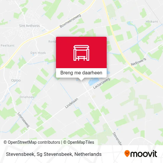 Stevensbeek, Sg Stevensbeek kaart