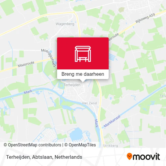 Terheijden, Abtslaan kaart