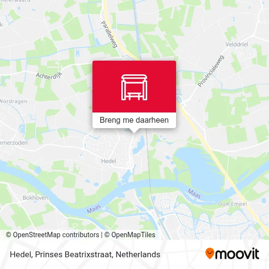 Hedel, Prinses Beatrixstraat kaart