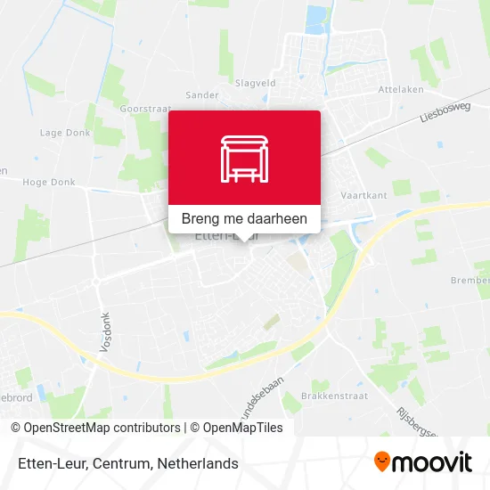 Etten-Leur, Centrum kaart