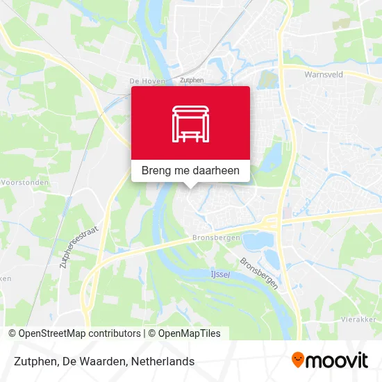 Zutphen, De Waarden kaart