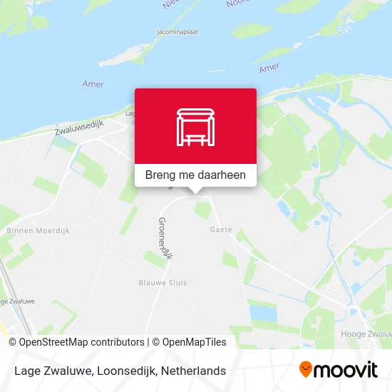 Lage Zwaluwe, Loonsedijk kaart