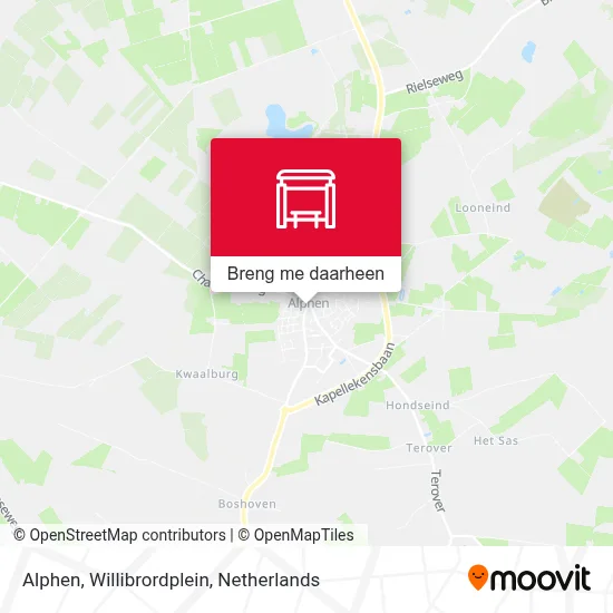 Alphen, Willibrordplein kaart