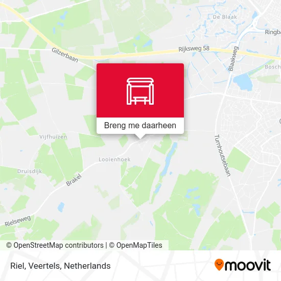 Riel, Veertels kaart