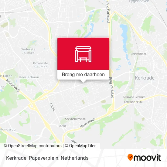 Kerkrade, Papaverplein kaart