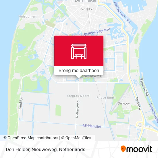 Den Helder, Nieuweweg kaart