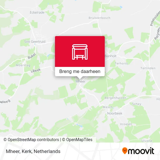 Mheer, Kerk kaart