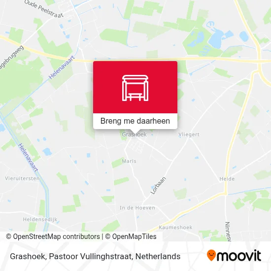 Grashoek, Pastoor Vullinghstraat kaart