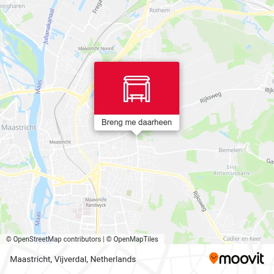 Maastricht, Vijverdal kaart