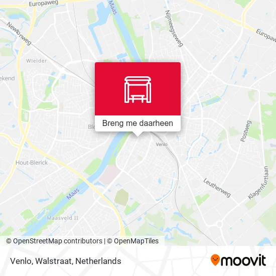 Venlo, Walstraat kaart