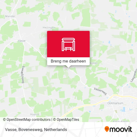 Vasse, Bovenesweg kaart