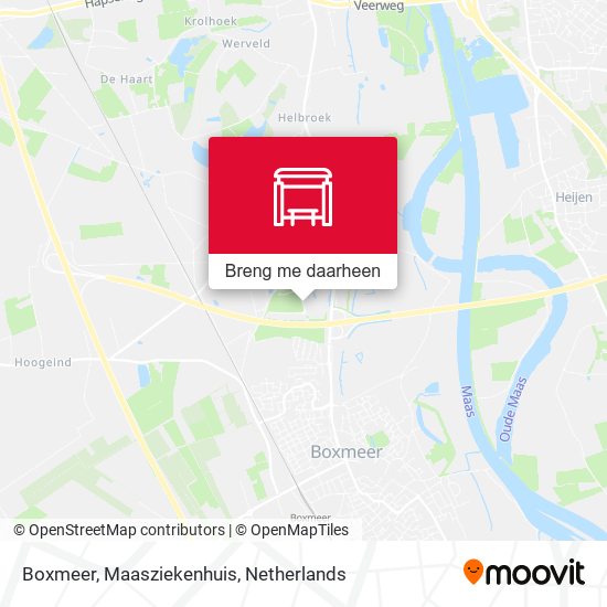 Boxmeer, Maasziekenhuis kaart
