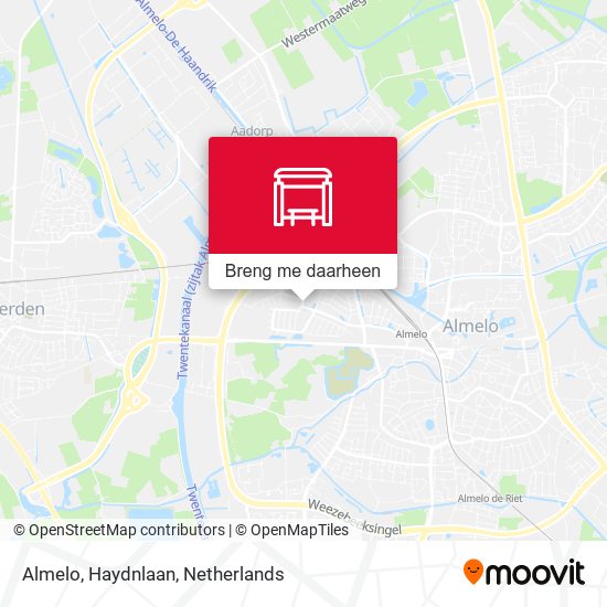 Almelo, Haydnlaan kaart