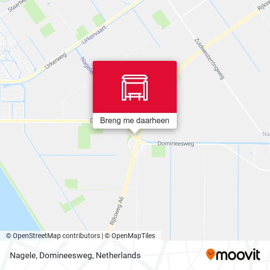 Nagele, Domineesweg kaart