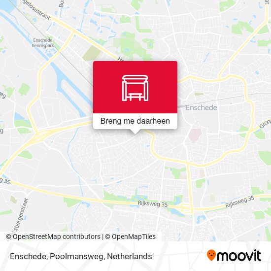Enschede, Poolmansweg kaart