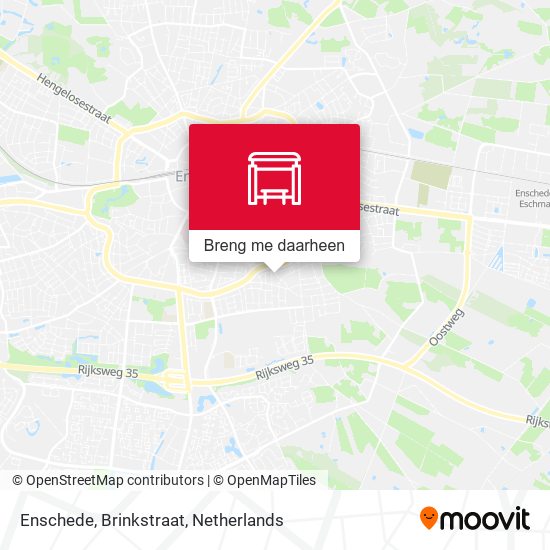 Enschede, Brinkstraat kaart