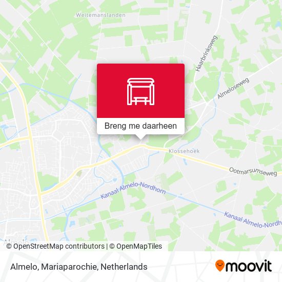 Almelo, Mariaparochie kaart