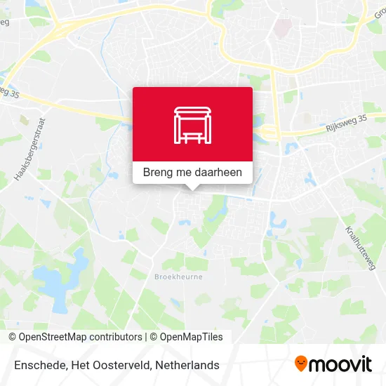 Enschede, Het Oosterveld kaart