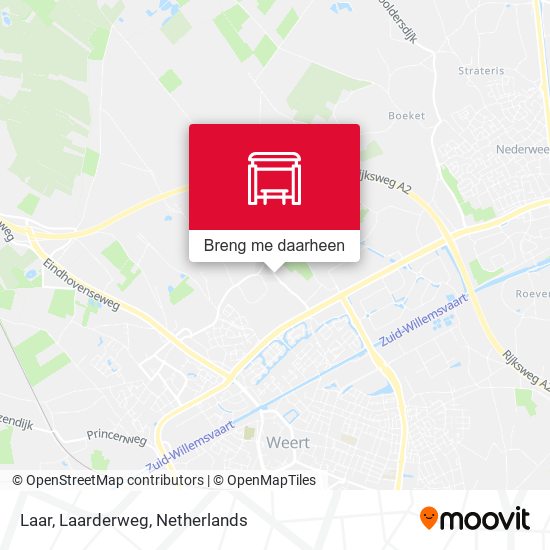 Laar, Laarderweg kaart