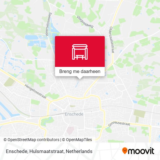 Enschede, Hulsmaatstraat kaart