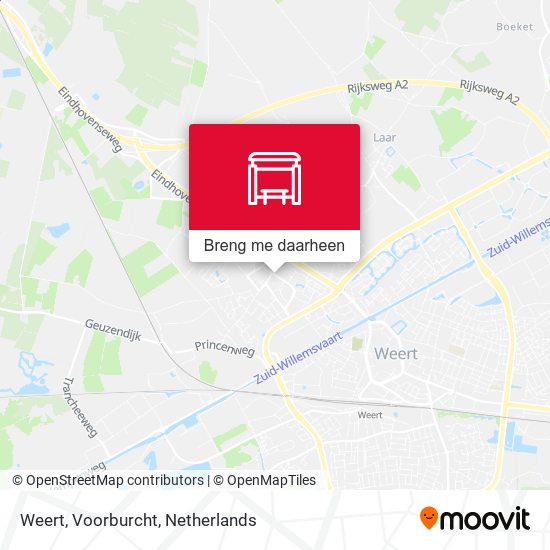 Weert, Voorburcht kaart