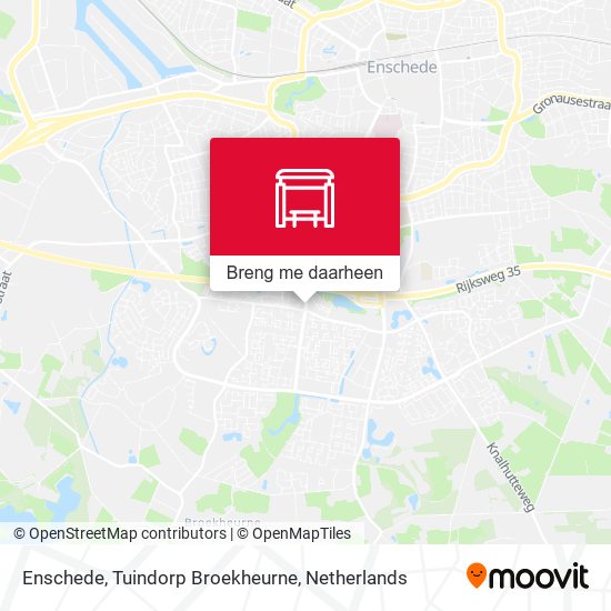 Enschede, Tuindorp Broekheurne kaart