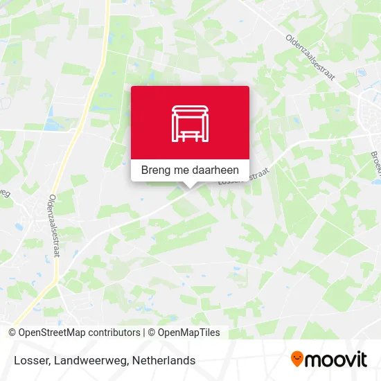 Losser, Landweerweg kaart