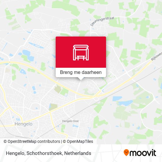 Hengelo, Schothorsthoek kaart