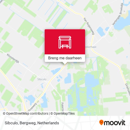 Sibculo, Bergweg kaart